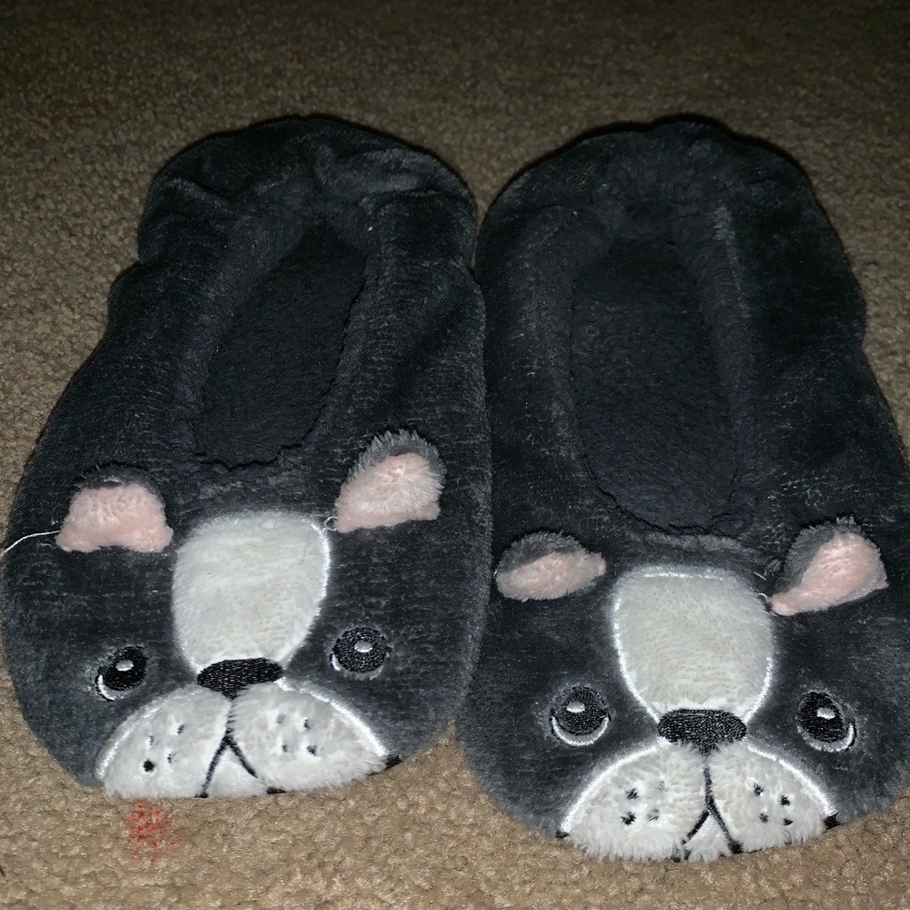 Cute bulldog slippers